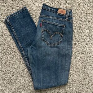 Levi's Blue Straight Leg Jeans Classic Style